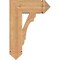 Ekena Millwork Olympic Arts & Crafts Smooth Bracket, Western Red Cedar, 5 1/2"W x 18"D x 26"H BKT06X18X26OLY03SWR - alternate 4
